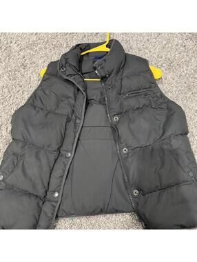 J.Crew Black Puffer Vest